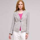 Textured 1 Button Jacket, Ink Multi, small