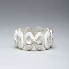 Infinity Stretch Worn Silver Bracelet, Silver, small