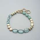 Green and Gold Necklace, Green, small