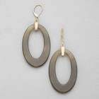 Dangle Hoop Earring, Gold, small