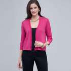 Woven Trimmed Cardigan., , small