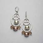 Silver Chandler Earring, Silver Ox, small