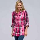 Roll Sleeve Shirt, Multi, small