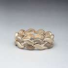 Worn Gold Stretch Bracelet, Gold, small