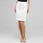 Straight Skirt., White, small