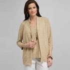 Open Front Cardigan, Toast, small