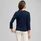 Trimmed Cardigan, Admiral Navy, small