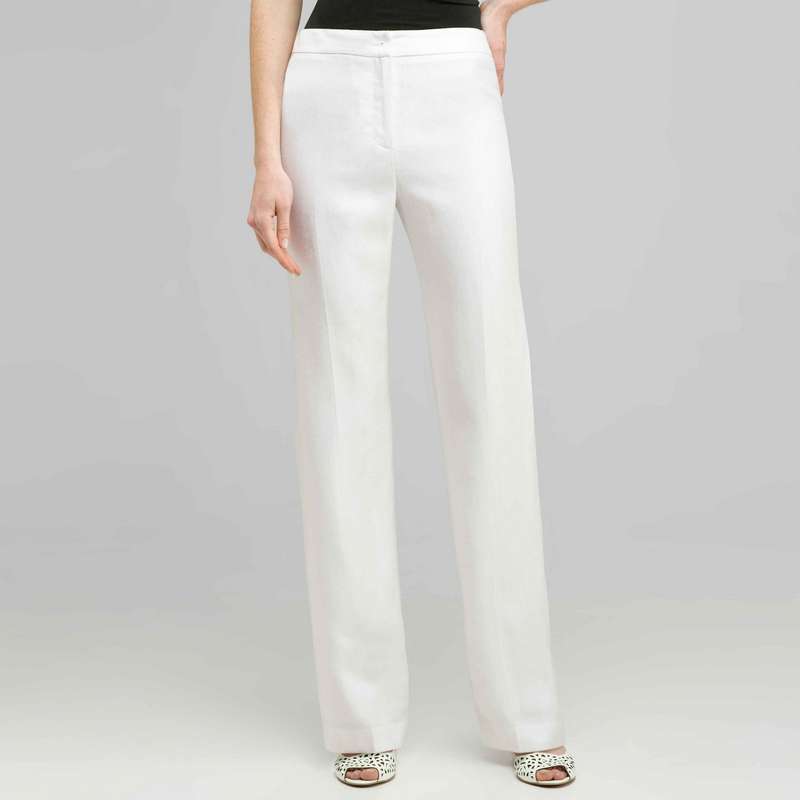 Slim Pant., White, large