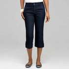 5 Pocket Cuffed Capri (Plus), Rinse Wash New, small