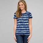 Crew Neck Tee, swiss navy & white, small