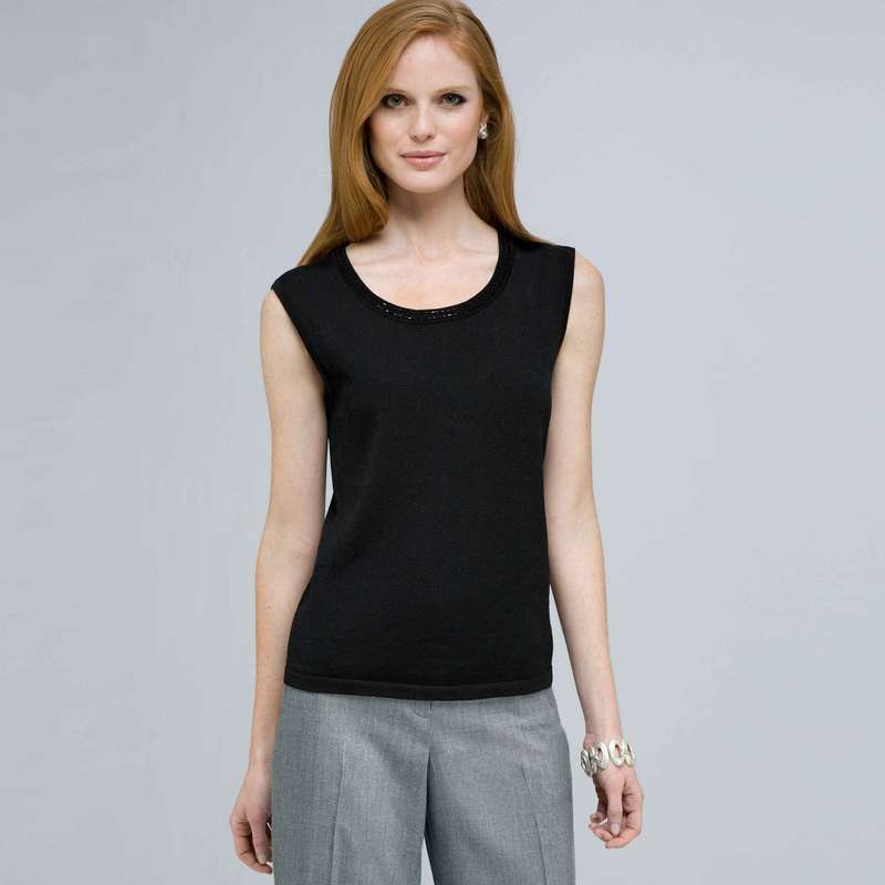 Beaded Shell., Black Multi, large