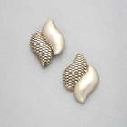 Gold Button Earring, Gold, small