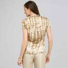 Short Sleeve Printed Blouse., Chino Multi, small
