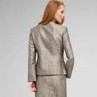 V-Neck Shimmer Jacket, Black Multi, small