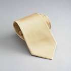 Solid Silk Tie, Yellow, small