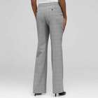 Classic Glen Plaid Pant, Black & Ivory, small
