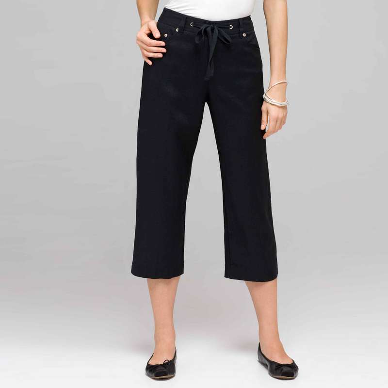 Classic Crop Pant, Black, large