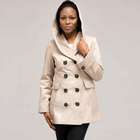 Hooded Trench Coat, Flax, small